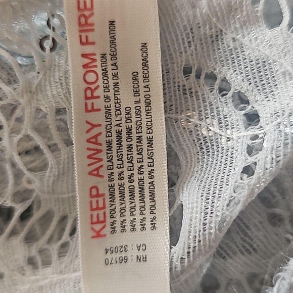 Free People Intimately Women Sequin Lace Floral Cami Tank Top Size SP - Picture 11 of 11